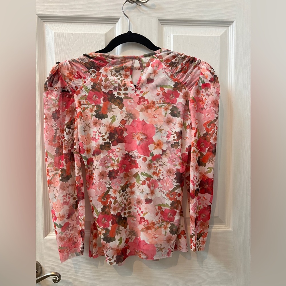New! Ted Baker gathered shoulder mesh top new collection Ted baker size 1 - Picture 6 of 10